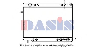 Радиатор, охлаждение двигателя AKS DASIS купить
