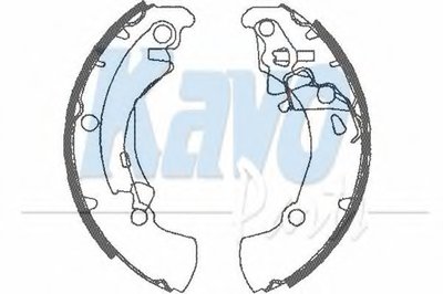 Комплект тормозных колодок MK KASHIYAMA KAVO PARTS купить