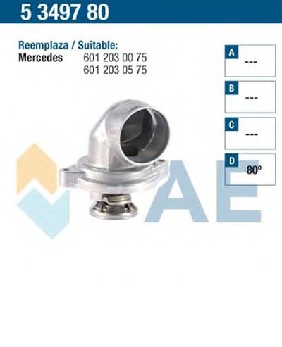 Термостат, охлаждающая жидкость FAE купить