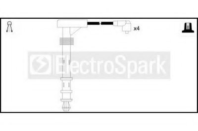 Комплект проводов зажигания ElectroSpark STANDARD