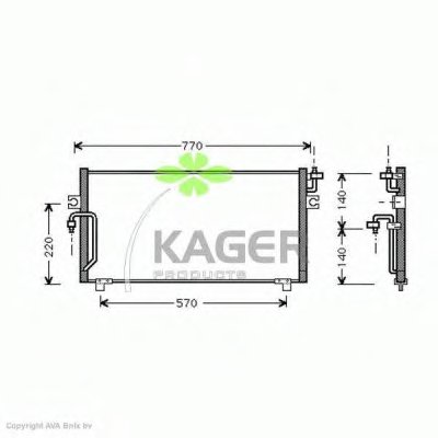 Конденсатор, кондиционер KAGER купить