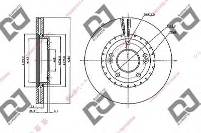 Тормозной диск DJ PARTS купить