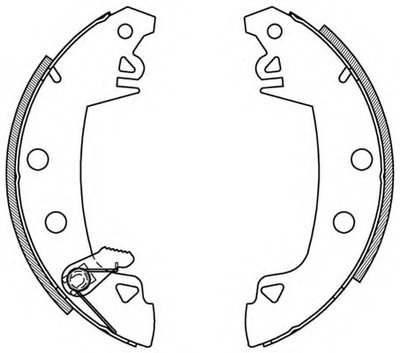 Комплект тормозных колодок ADVANCE OPEN PARTS купить