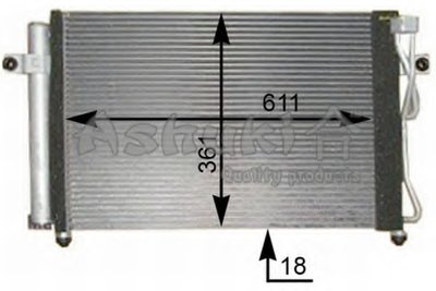Конденсатор, кондиционер ASHUKI купить