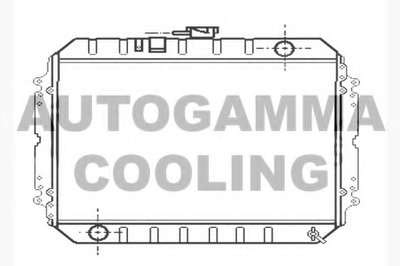 Радиатор, охлаждение двигателя AUTOGAMMA купить