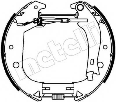 Комплект тормозных колодок Kit premounted METELLI купить