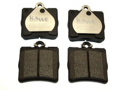 Комплект тормозных колодок, дисковый тормоз KAWE