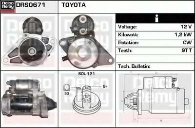 Стартер Remanufactured REMY (Light Duty) DELCO REMY купить