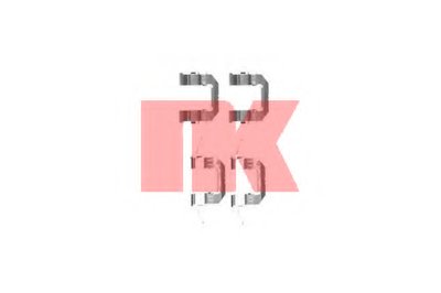 Комплектующие, колодки дискового тормоза NK