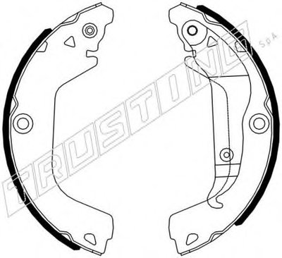 Комплект тормозных колодок TRUSTING купить