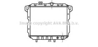 Радиатор, охлаждение двигателя AVA QUALITY COOLING купить