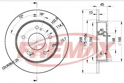 Тормозной диск Premium Carbon + FREMAX купить