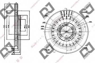 Тормозной диск DJ PARTS купить