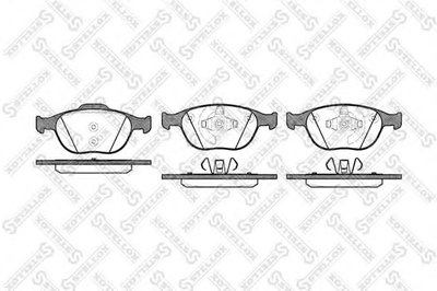 Комплект тормозных колодок, дисковый тормоз STELLOX купить