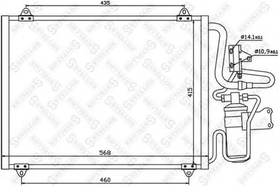 Конденсатор, кондиционер STELLOX купить
