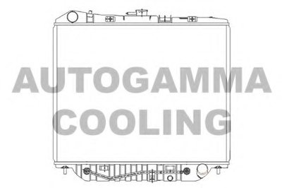 Радиатор, охлаждение двигателя AUTOGAMMA купить