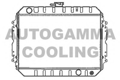 Радиатор, охлаждение двигателя AUTOGAMMA купить