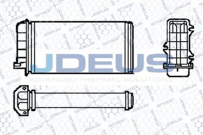 Теплообменник, отопление салона JDEUS