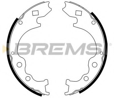 Комплект тормозных колодок BREMSI купить