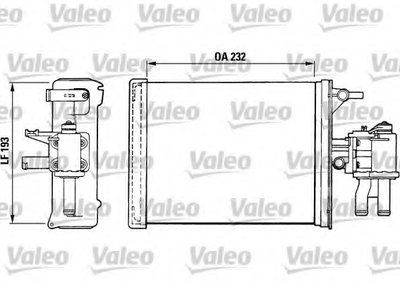 Теплообменник, отопление салона VALEO