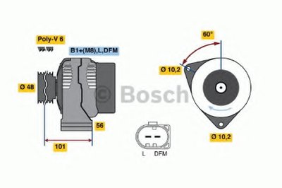 Генератор BOSCH купить