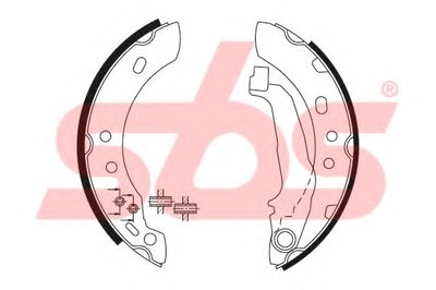 Комплект тормозных колодок sbs купить
