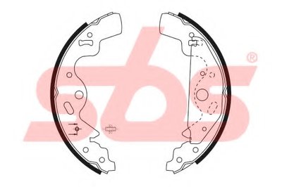 Комплект тормозных колодок sbs купить