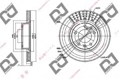 Тормозной диск DJ PARTS купить