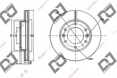 Тормозной диск DJ PARTS купить