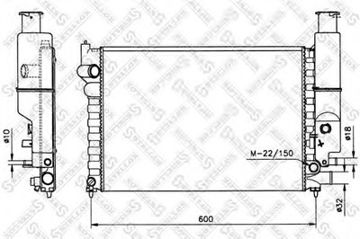 Радиатор, охлаждение двигателя STELLOX купить