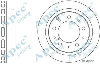 Тормозной диск APEC braking купить