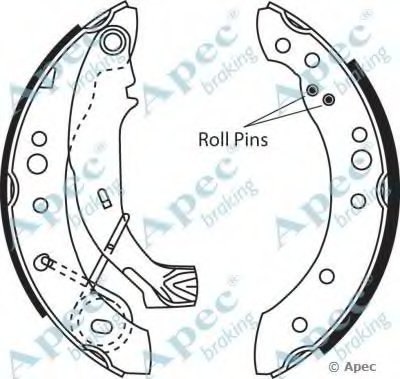 Тормозные колодки APEC braking купить