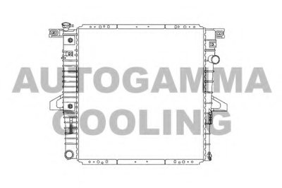Радиатор, охлаждение двигателя AUTOGAMMA купить