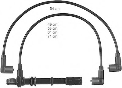 Комплект проводов зажигания
