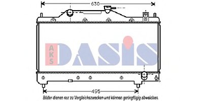 Радиатор, охлаждение двигателя AKS DASIS купить