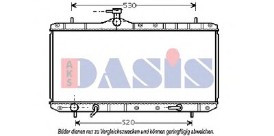 Радиатор, охлаждение двигателя AKS DASIS купить