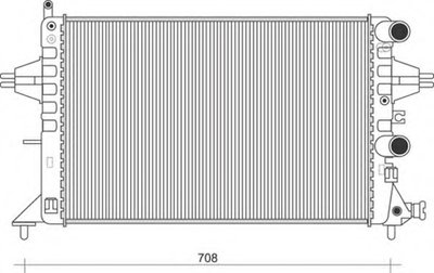 Радиатор, охлаждение двигателя MAGNETI MARELLI купить