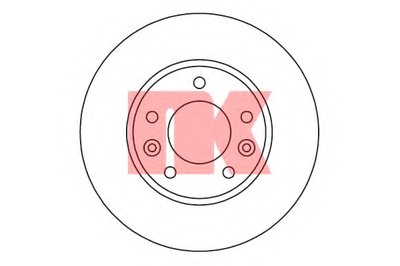 Тормозной диск NK купить