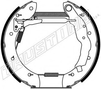 Комплект тормозных колодок FAST KIT TRUSTING купить