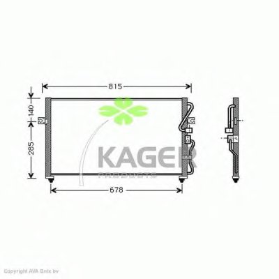 Конденсатор, кондиционер KAGER купить