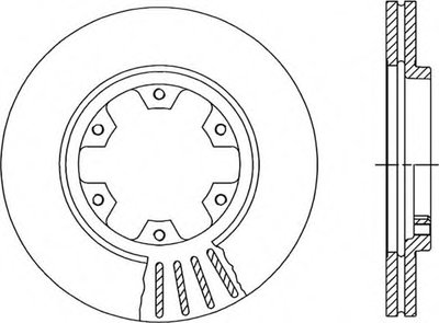 Тормозной диск RADIANCE OPEN PARTS купить