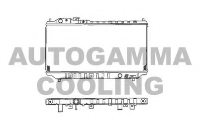 Радиатор, охлаждение двигателя AUTOGAMMA купить