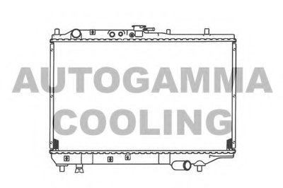 Радиатор, охлаждение двигателя AUTOGAMMA купить