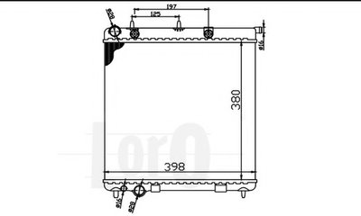 Радиатор, охлаждение двигателя LORO купить