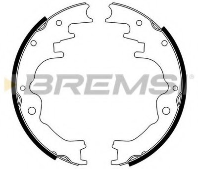 Комплект тормозных колодок BREMSI