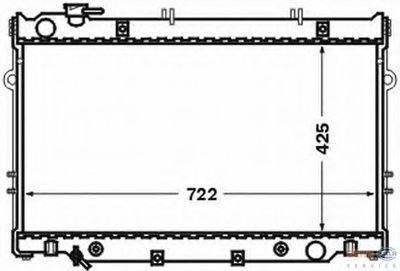 Радиатор, охлаждение двигателя BEHR HELLA SERVICE HELLA купить
