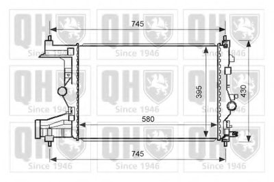 Радиатор, охлаждение двигателя QUINTON HAZELL купить