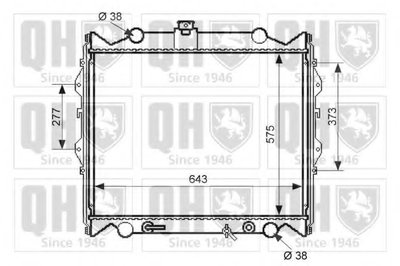 Радиатор, охлаждение двигателя QUINTON HAZELL купить