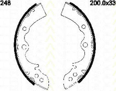 Комплект тормозных колодок TRISCAN купить