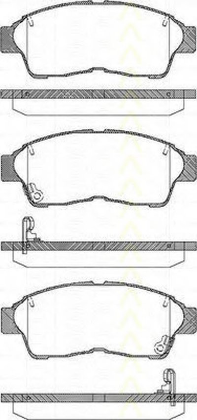 Комплект тормозных колодок, дисковый тормоз TRISCAN купить